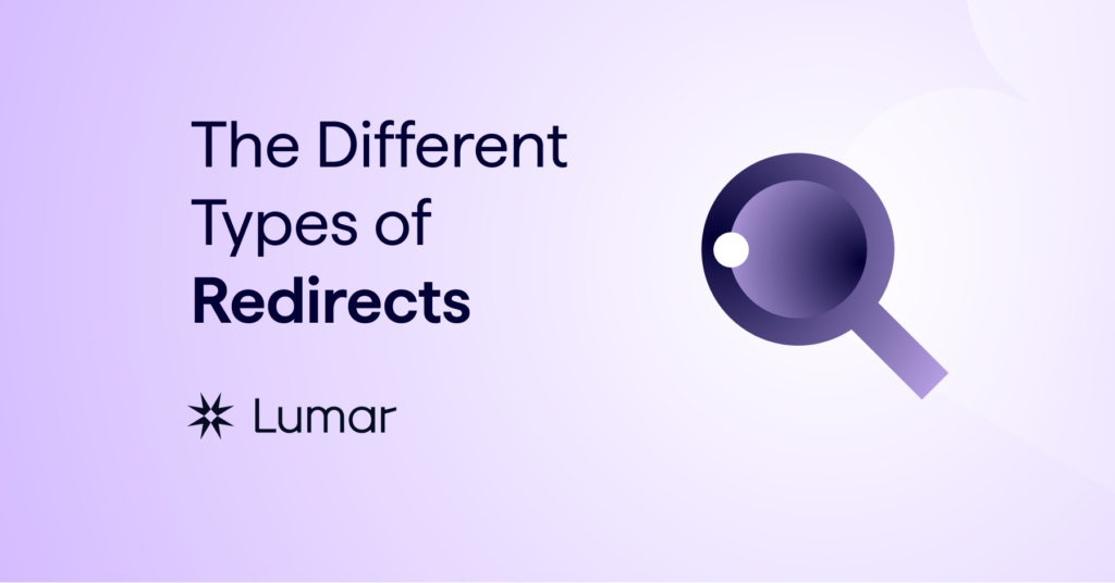 what are the different types of redirects you can use on your website?