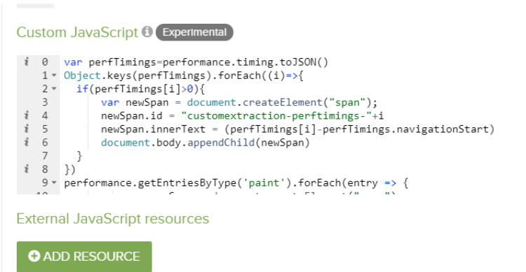 DeepCrawl Custom JavaScript