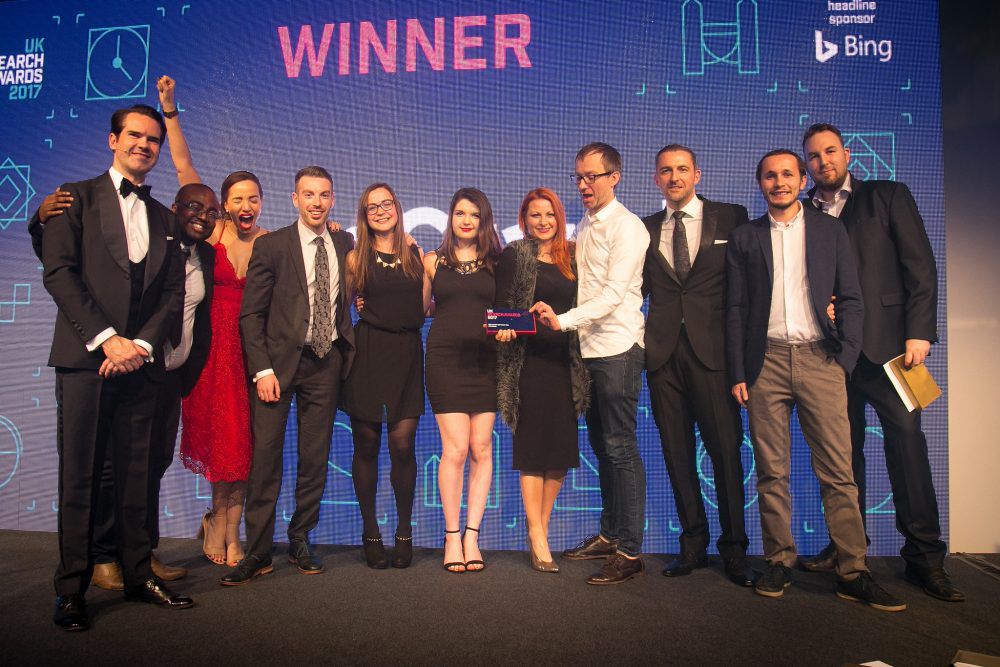 DeepCrawl win Best Search Software at UK Search Awards 2017