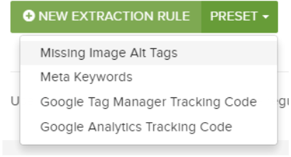 DeepCrawl custom extraction