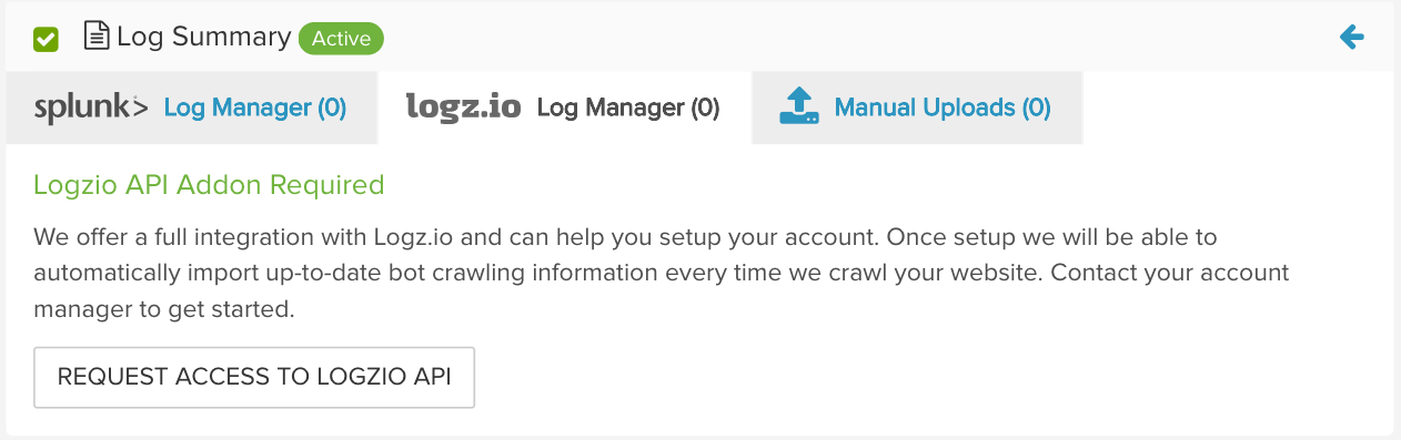 Logz.io integration