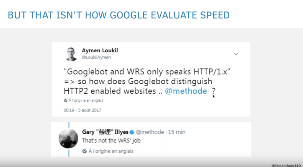 Googlebot HTTP/2