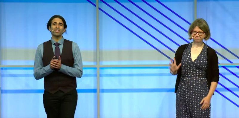 Addy Osmani & Ewa Gasperowicz at Google I/O 2018