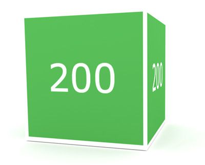 green block representing 2xx HTTP status codes, meaning the page is valid and can be shown to a user