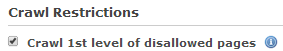 techinical crawl restrictions DeepCrawl