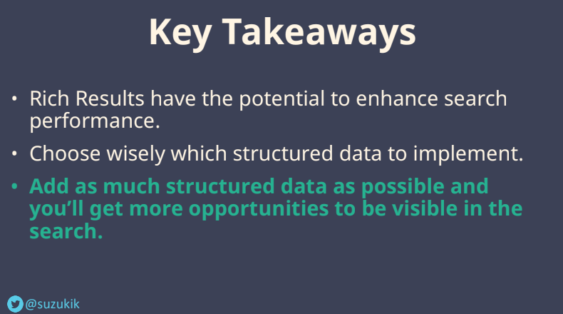 Kenichi Rich Results takeaways