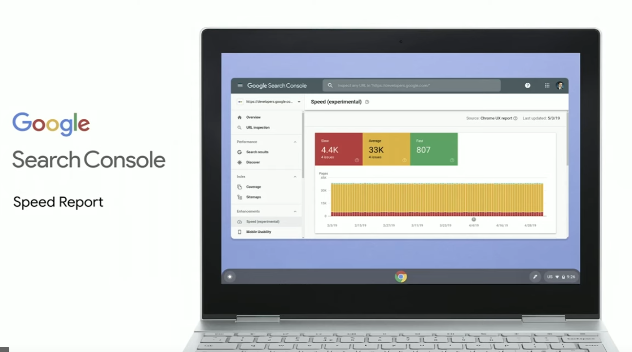 Google Search Console Speed Report