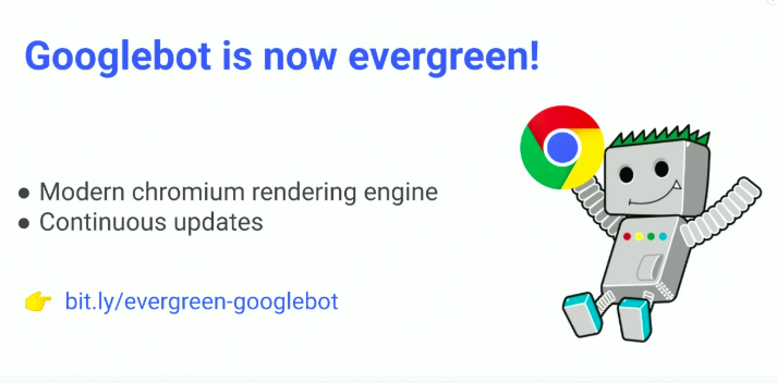 googlebot rendering update