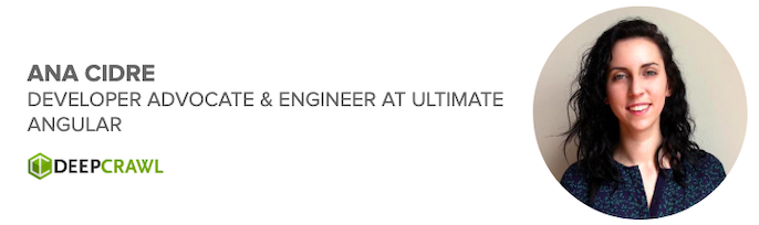 Ana Cidre, Developer Advocate and Engineer at Ultimate Angular