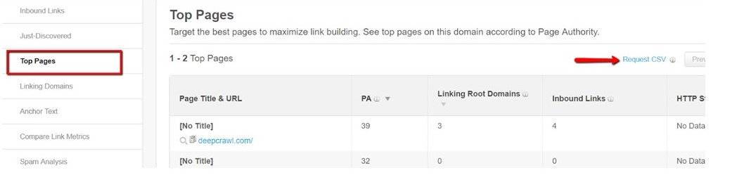 Download ahrefs open site explorer data