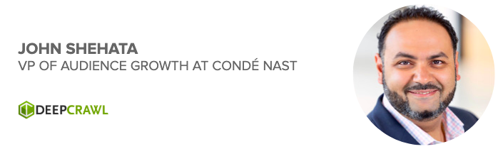 John Shehata, VP of Audience Growth at Condé Nast