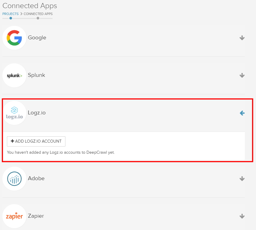 Connect Logz.io with Lumar