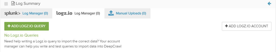Add Logz.io Query