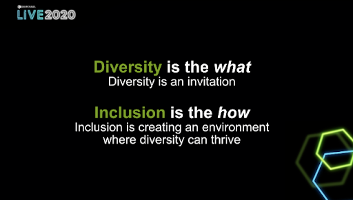 diversity is the what, inclusion is the how