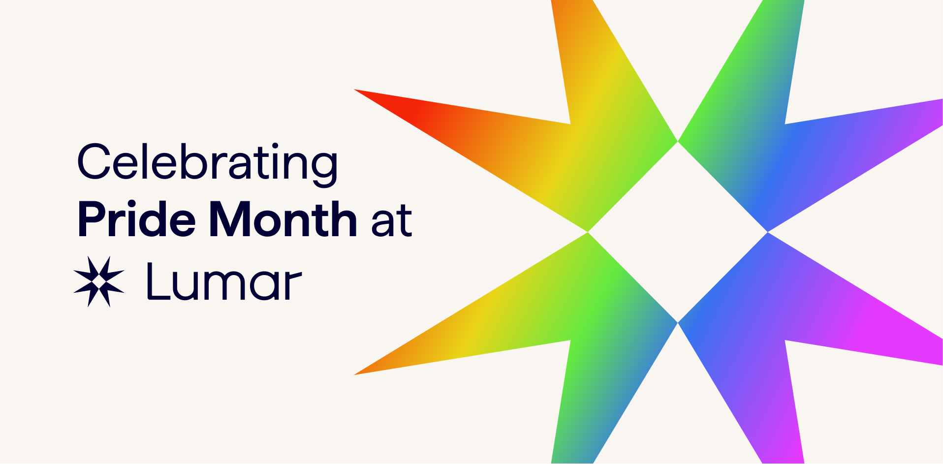 Blog Banner: Celebrating Pride Month at Lumar