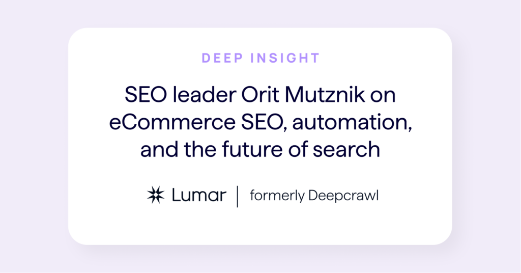 interview about eCommerce, SEO Automation, and the future of organic search