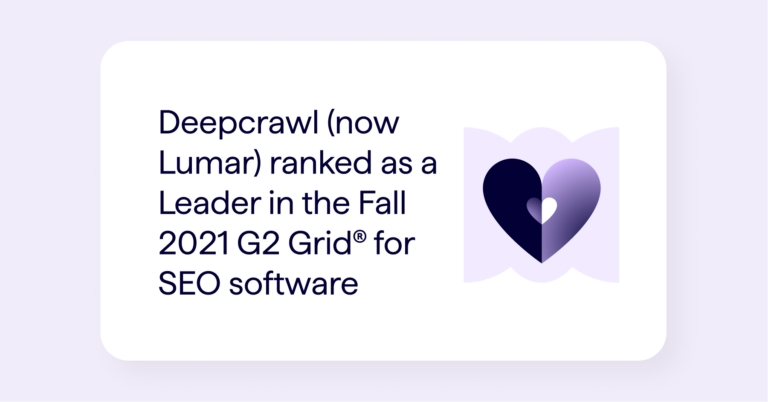 Lumar is a G2 leader for best seo software fall 2021