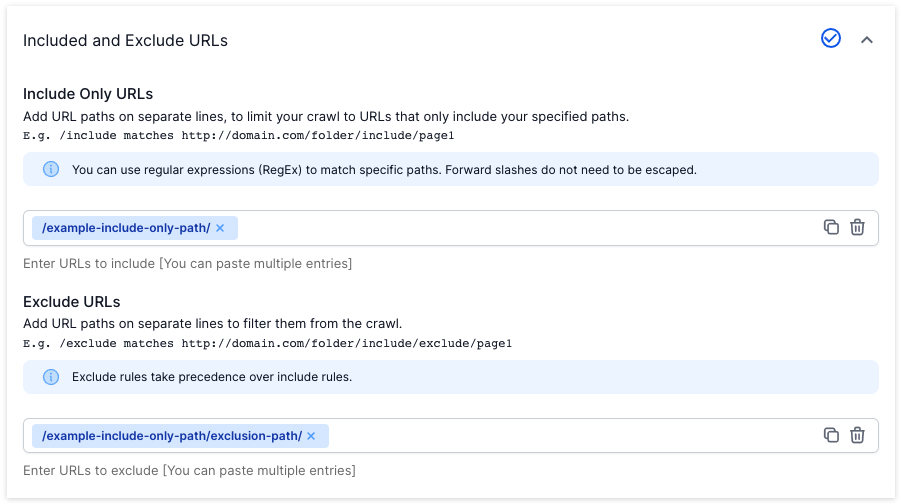 Adding crawl restrictions in Lumar - Filter URLs and URL paths