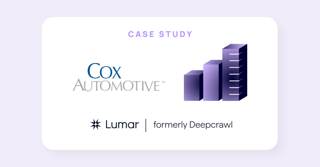 lumar case study customer review - cox auto enterprise seo