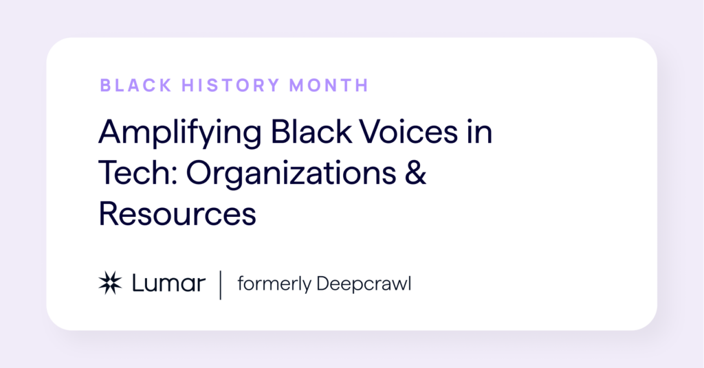 black history month - amplifying black voices in tech