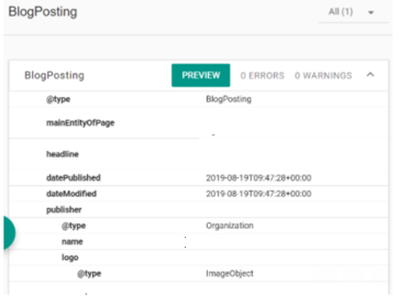 The non-AMP page version uses BlogPosting as type - does not match AMP page schema