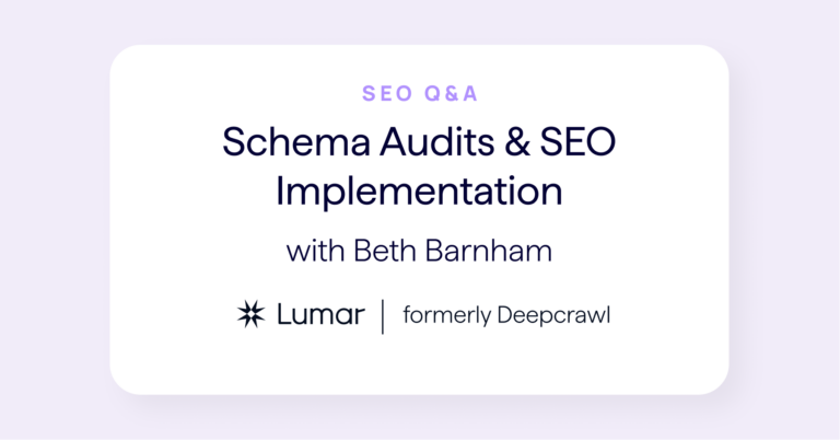 SEO interview about schema audits and SEO implementation