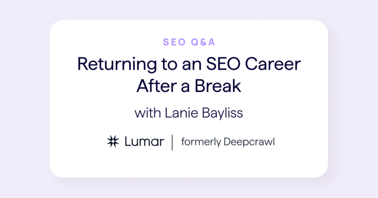 SEO career advice interview