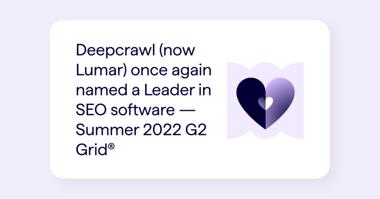 lumar is a g2 leader - best seo software summer 2022