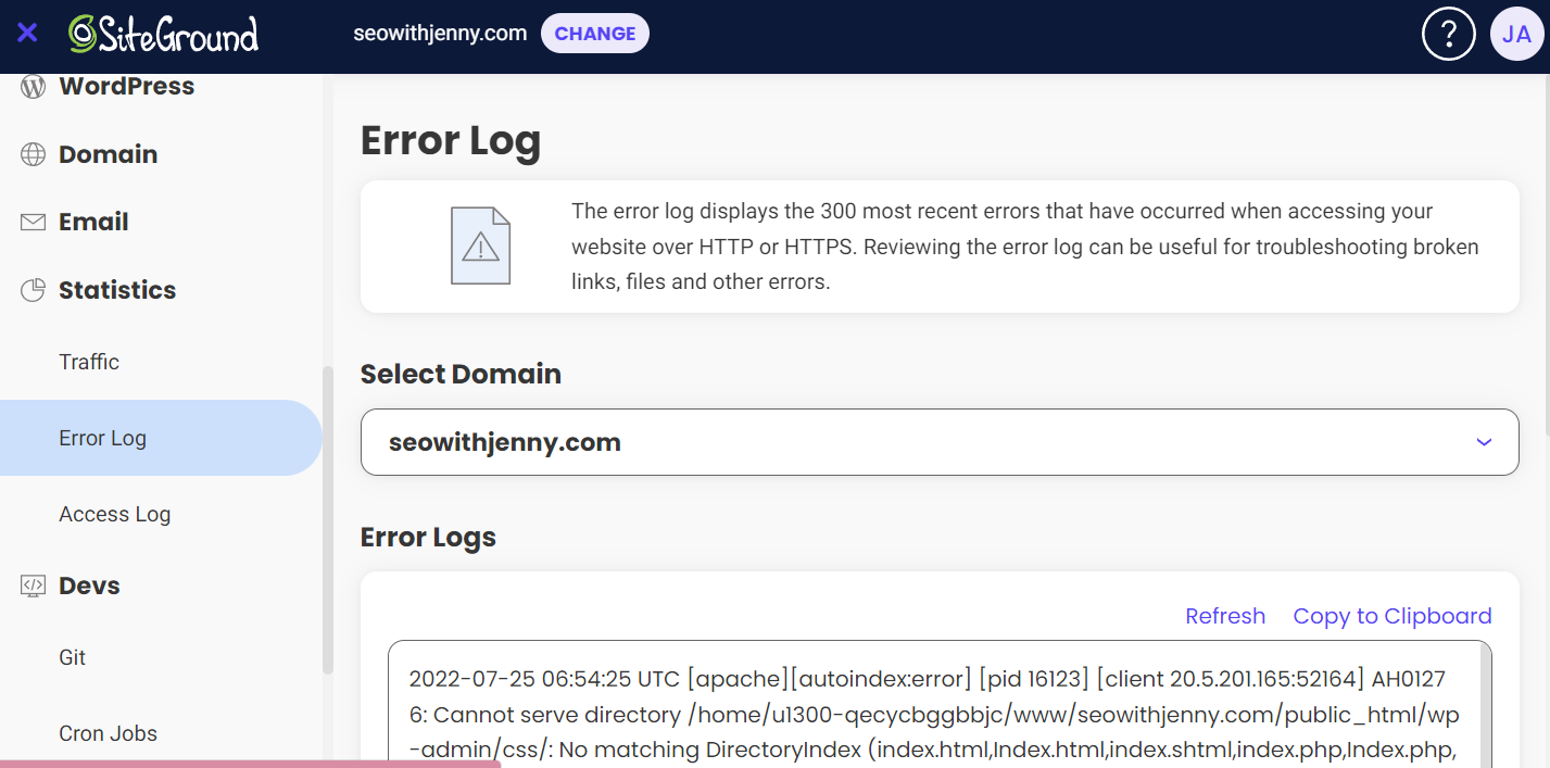 how to find 5xx errors through log file analysis