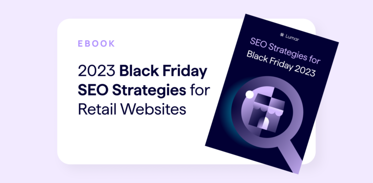 eBook banner - SEO Strategies for Black Friday 2023 - SEO for ecommerce and retail websites