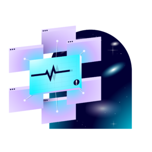 Graphical representation of Lumar Monitor.