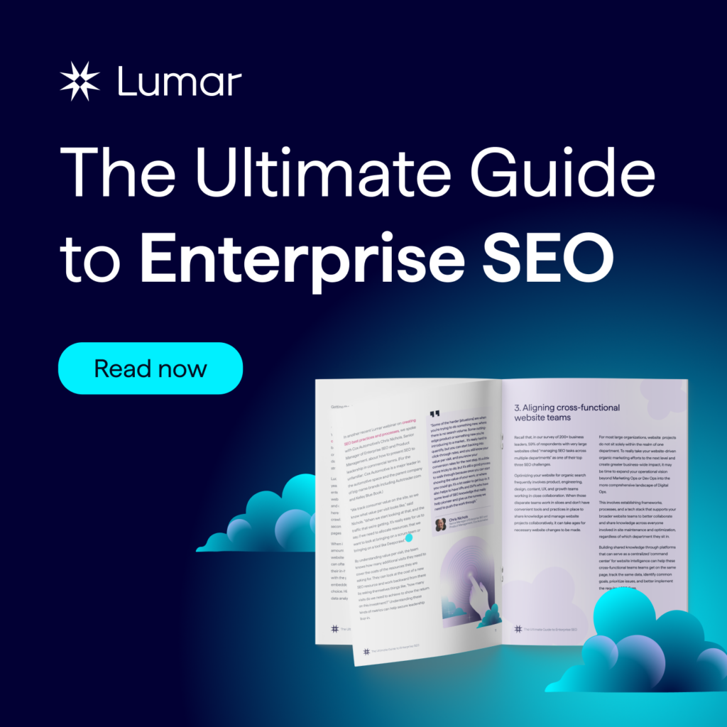 The Ultimate Guide to Enterprise SEO - Lumar - Free eBook