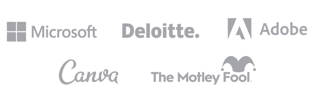 lumar user logos - microsoft, deloitte, adobe, canva, the motley fool 