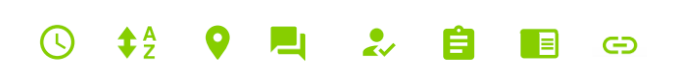 Website categorisation icons