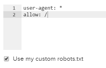 dc2 robots overwrite allowall small