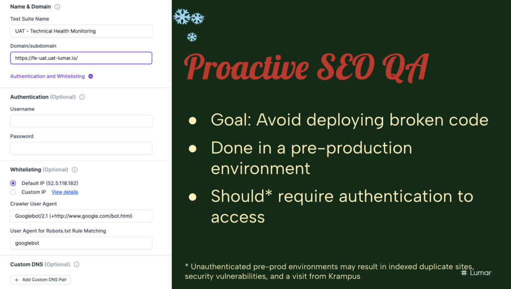 Proactive SEO QA cases