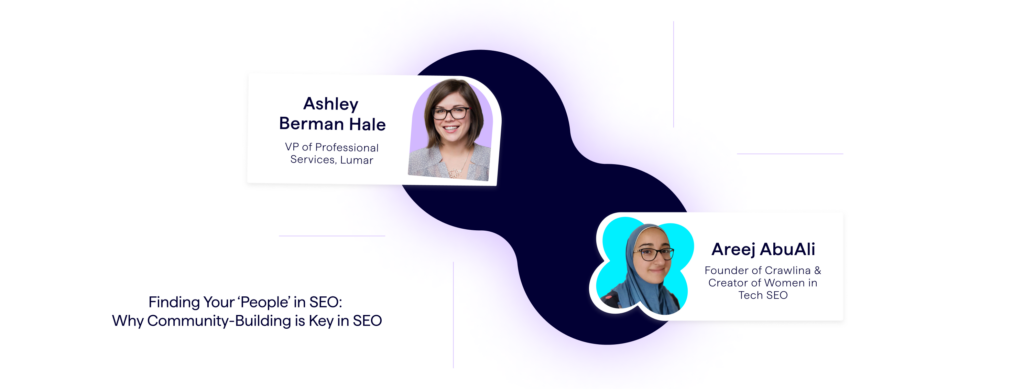 Webinar registration for session on SEO communities