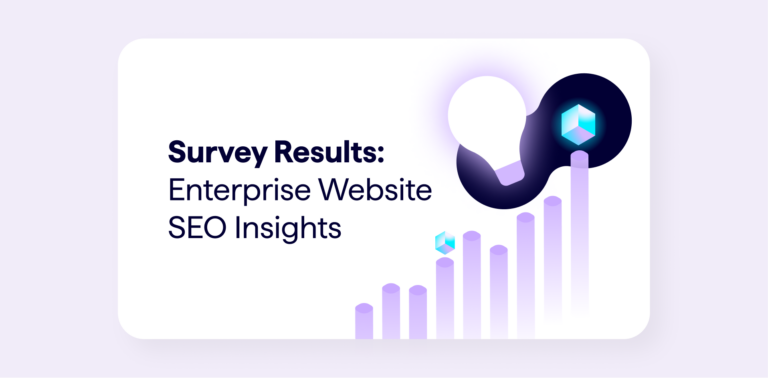SEO research report - survey results with data and stats for enterprise SEO