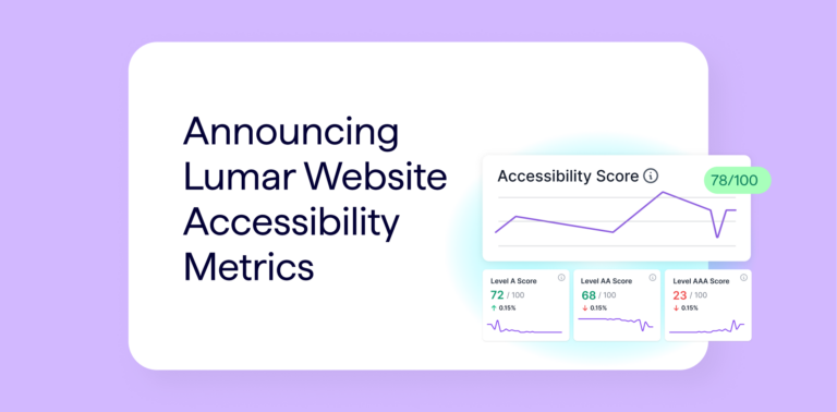 Lumar Platform Article - Announcing Lumar Website Accessibility Metrics