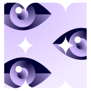 icon - eyes on purple lumar branding