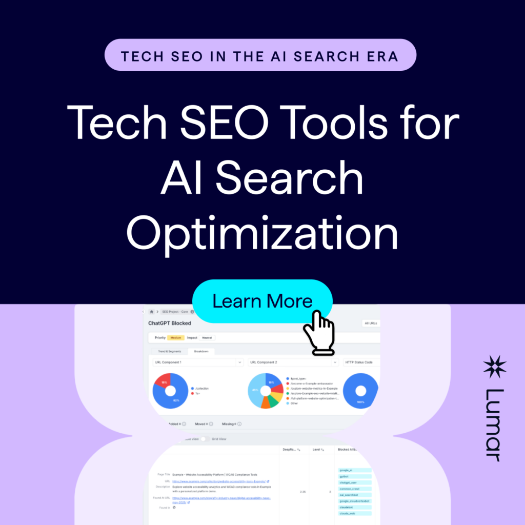 Lumar Tech SEO Tools for AI Search Optimization ( AIO / GEO )