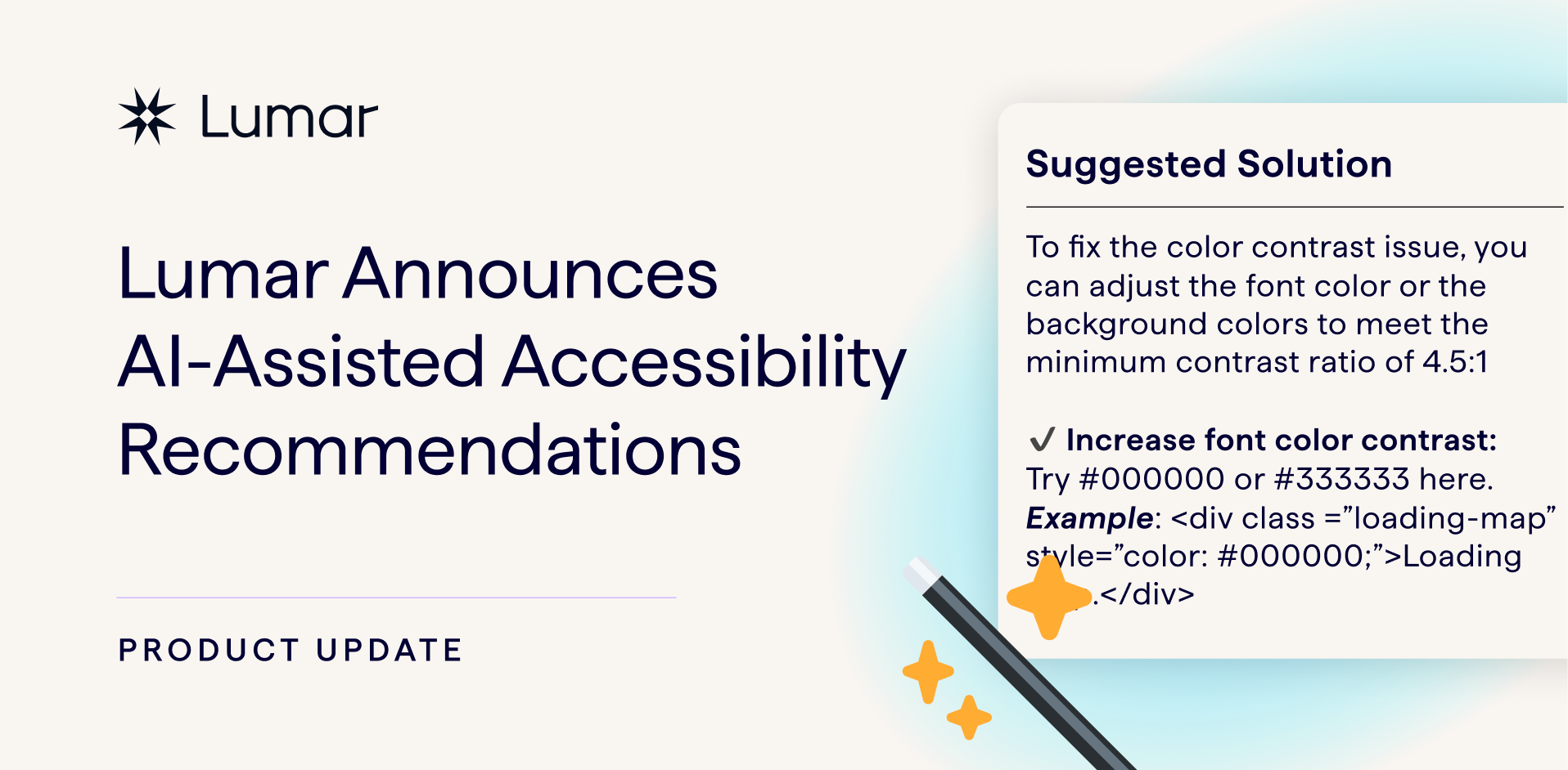 New AI-Assisted Web Accessibility Recommendations in Lumar
