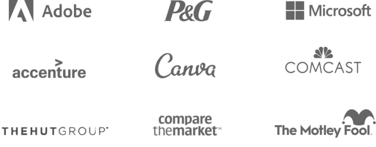 block showing customer logos