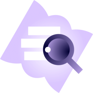 Lumar magnifying glass icon