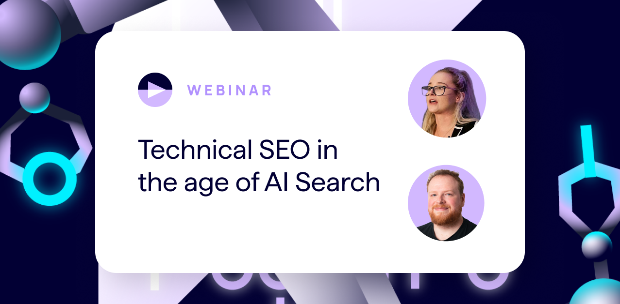 Lumar SEO webinar - Technical SEO in the Age of AI Search - June 4 2025 - Register now