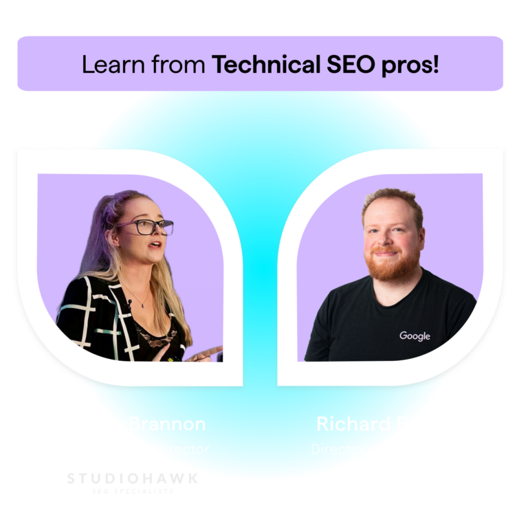 Learn from Technical SEO Pros: Sophie Brannon from StudioHawk, and Richard Barrett from Lumar.