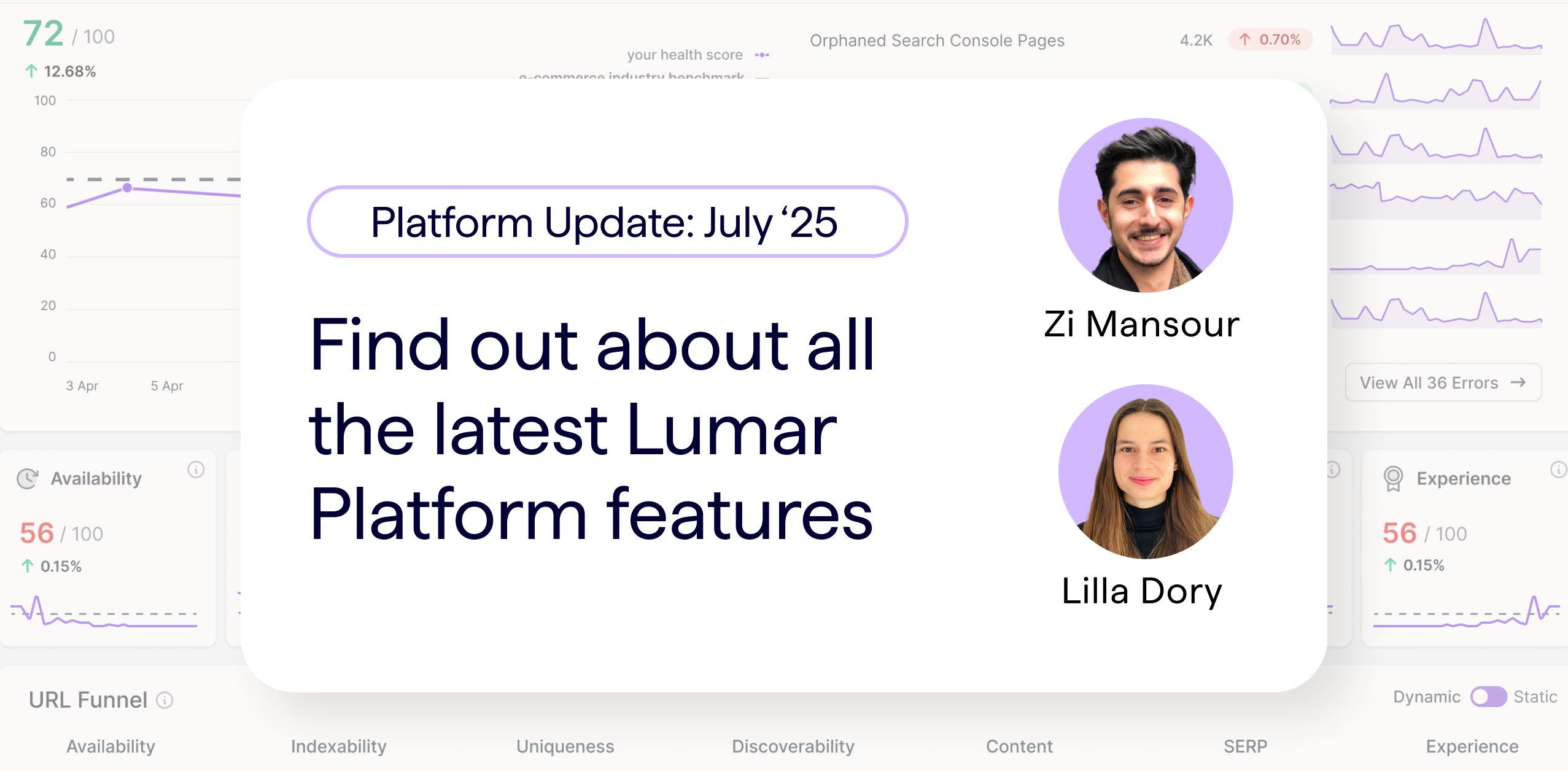 Find out about all the latest Lumar platform features - July 2025
