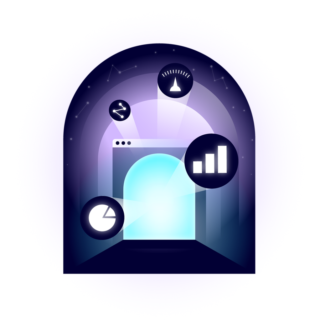 Lumar illustration representing technical search engine optimization