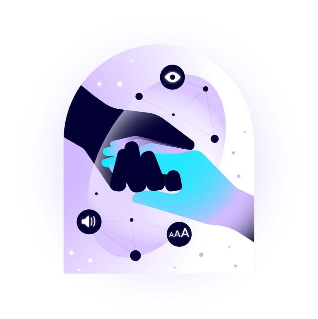 Lumar illustration representing web accessibility
