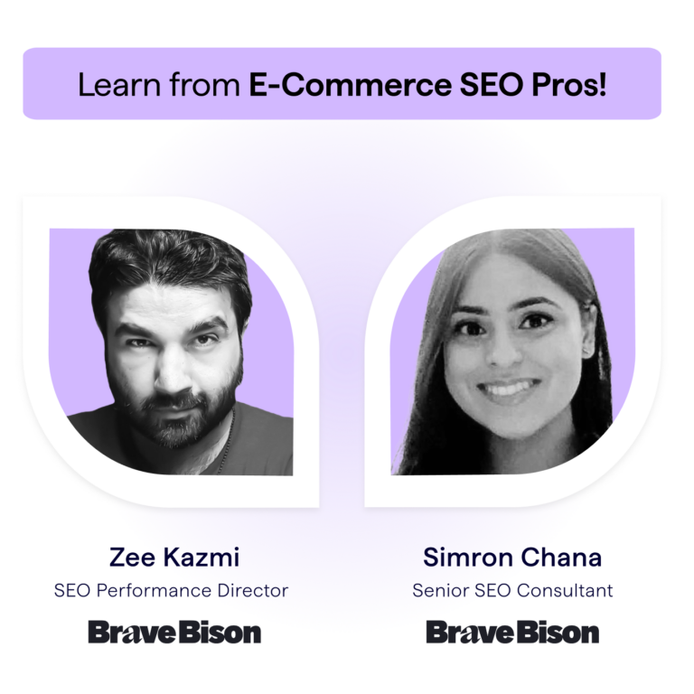 Learn from SEO pros in this Lumar ecommerce SEO webinar - SEO team from Brave Bison agency.